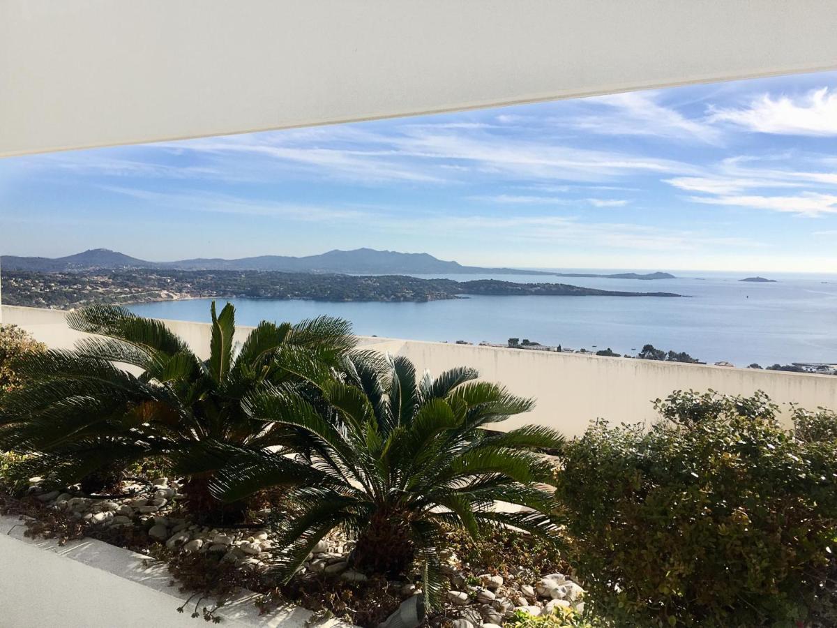 Design Apartment - Pool, Large Terrace And Panoramic Views Of Mediterranean Bandol Exterior photo