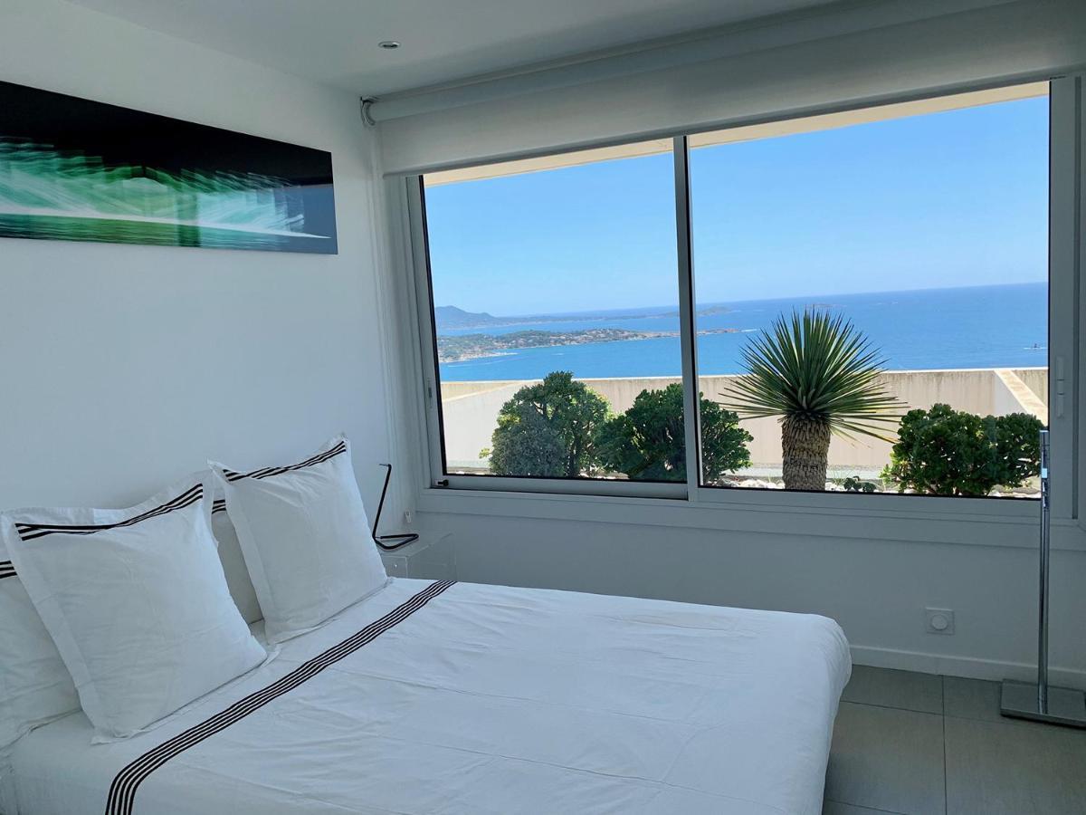 Design Apartment - Pool, Large Terrace And Panoramic Views Of Mediterranean Bandol Exterior photo